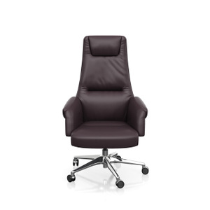 Brown Comfortable Microfiber Executive Office Chair 