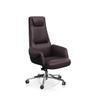 Brown Comfortable Microfiber Executive Office Chair 