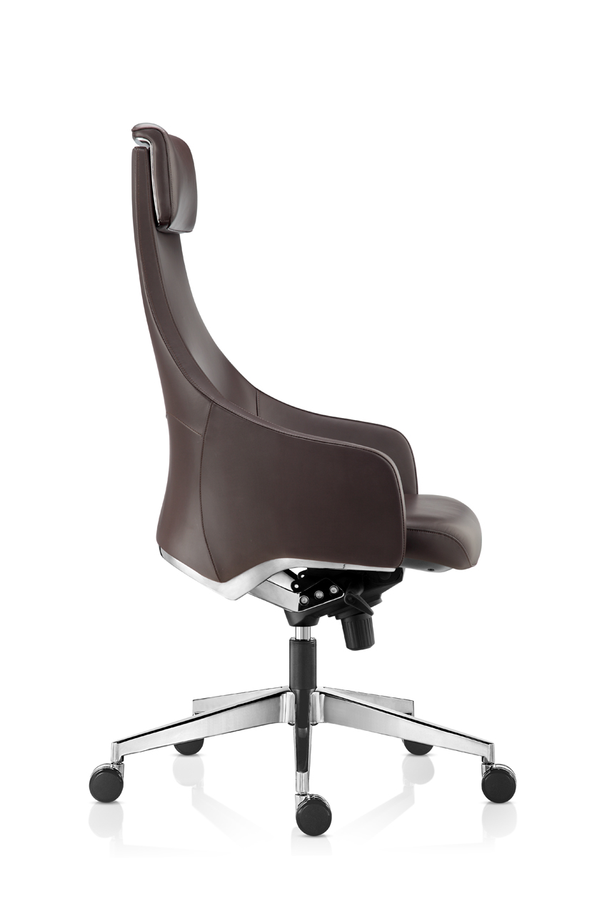 Grey Antique Vibrating Executive Office Chair