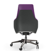 Office Executive Purple Chair-Mid Back Executive Swivel Office Chair
