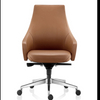 White Comfortable Microfiber Executive Office Chair